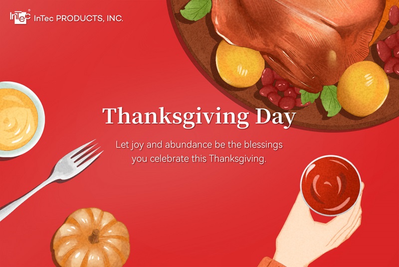 InTec PRODUCTS vous souhaite une bonne fête de Thanksgiving