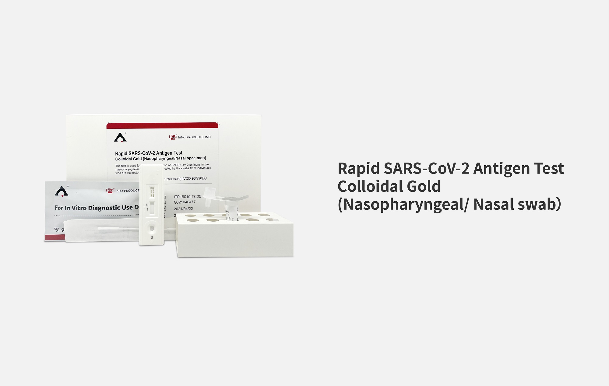 InTec Rapid SARS-CoV-2 Antigen Test (écouvillon nasopharyngé/nasal) Instructions
